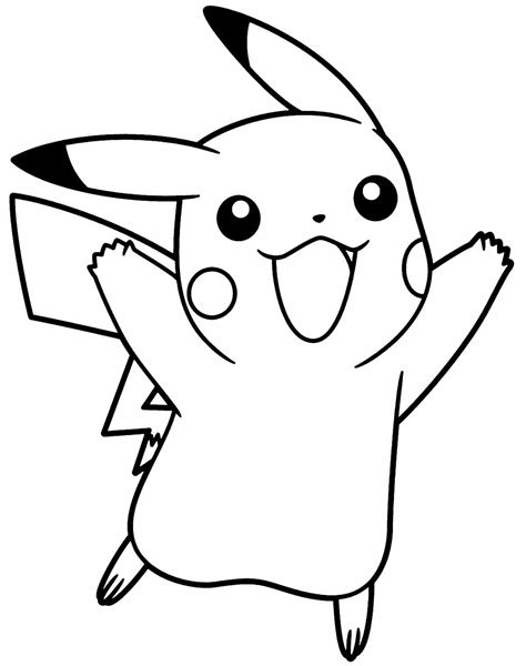 picachu colorir|Desenhos do Pikachu para Colorir e Pintar